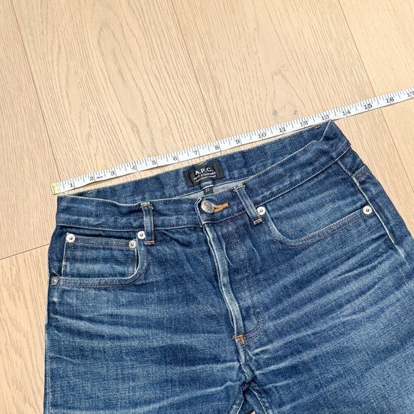 APC SLIM FIT MEDIUM WAIST MEN'S JEANS SIZE 27 - Picture 4 of 16